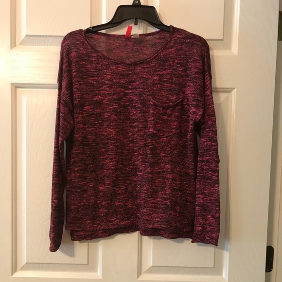 💘H&M DIVIDED Heathered Pink Sweater Top - Picture 2 of 6
